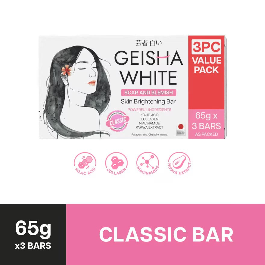 Geisha White Bar Soap