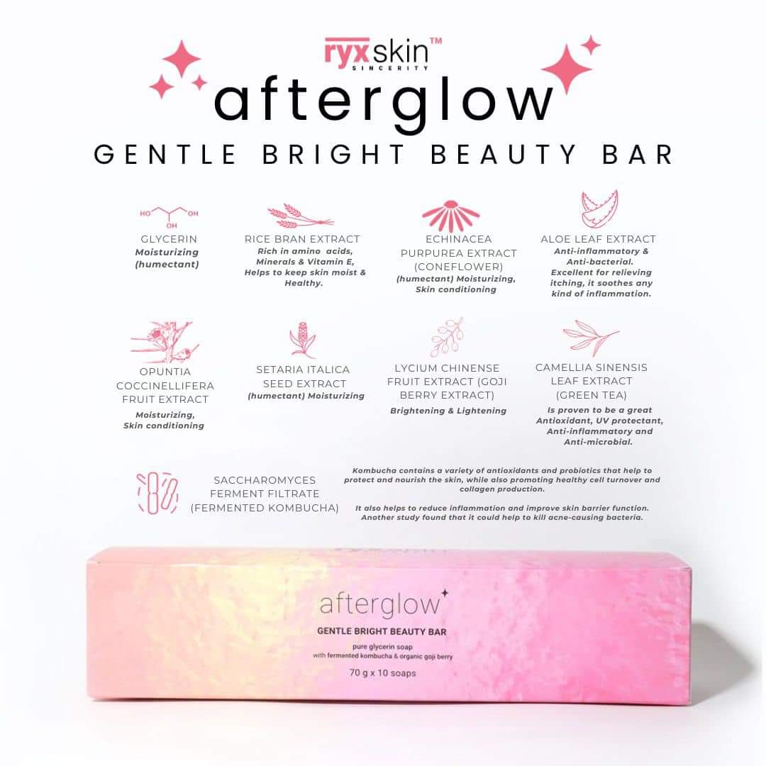 Afterglow Gentle Bright Beauty Bar (box)