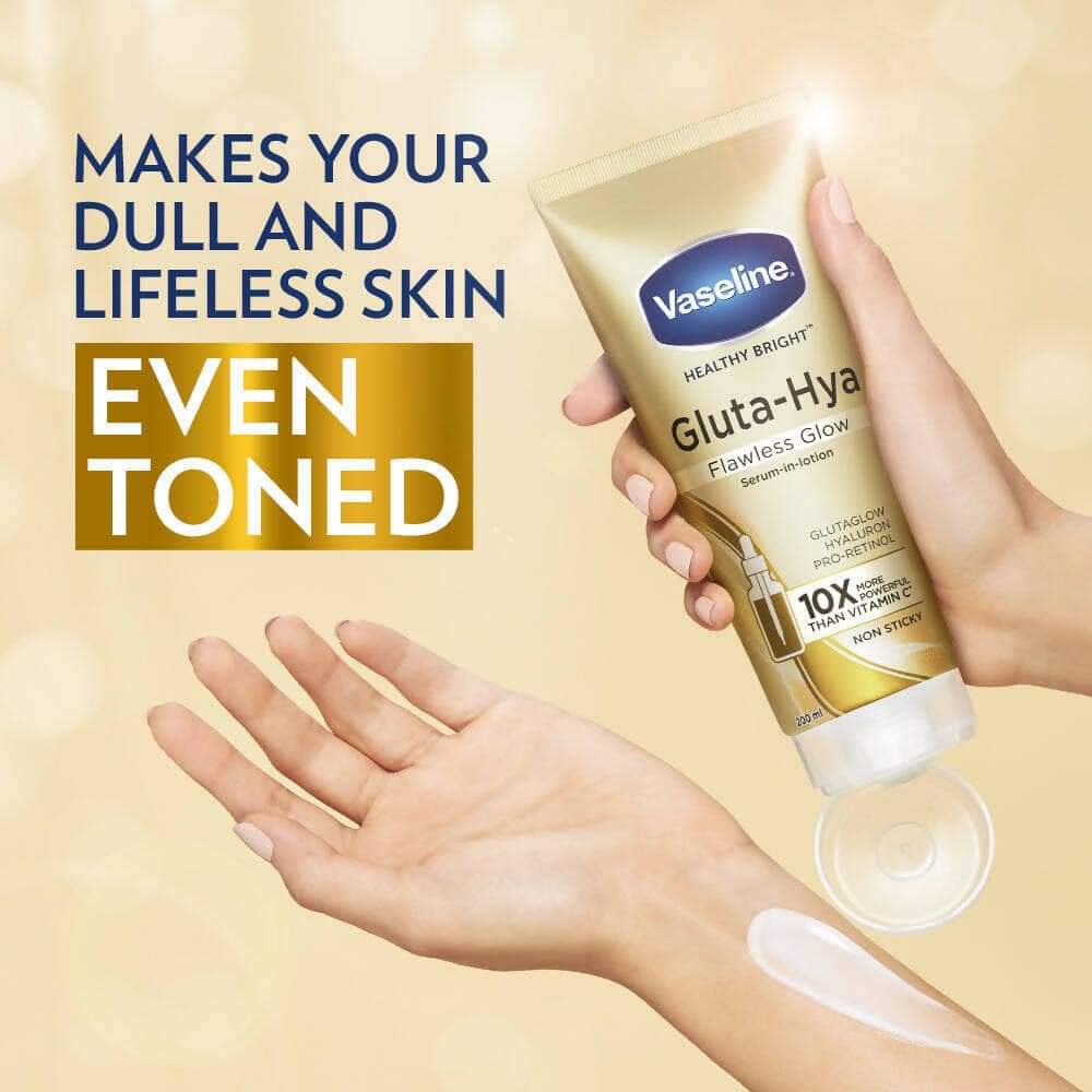 Vaseline Gluta-Hya Serum Burst UV Lotion - Flawless Bright