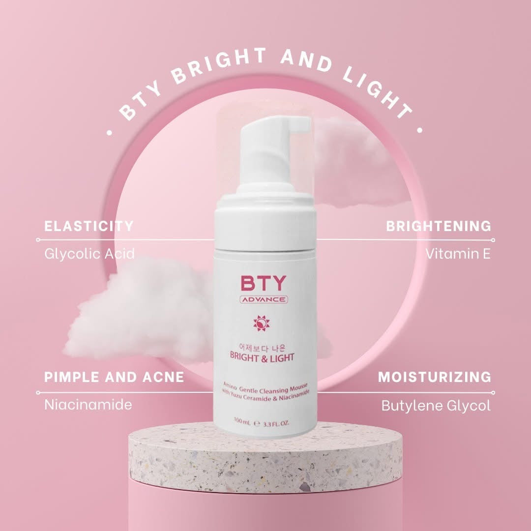BTY Bright & Light Facial Cleansing Mousse