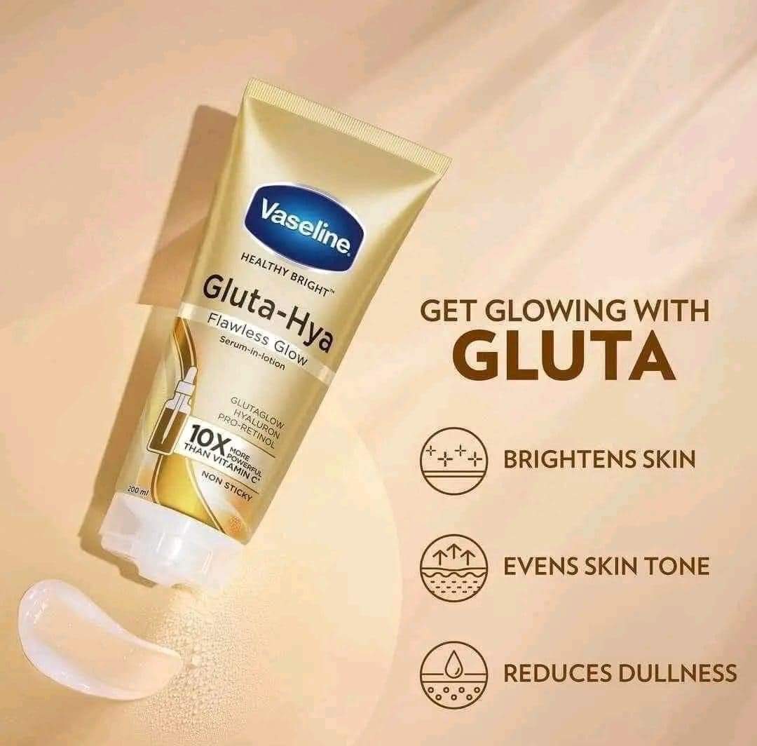 Vaseline Gluta-Hya Serum Burst UV Lotion - Flawless Bright