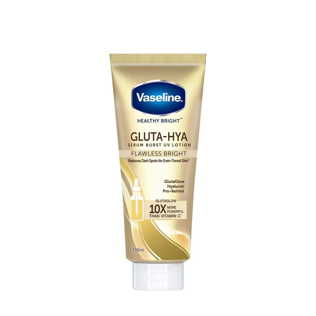 Vaseline Gluta-Hya Serum Burst UV Lotion - Flawless Bright