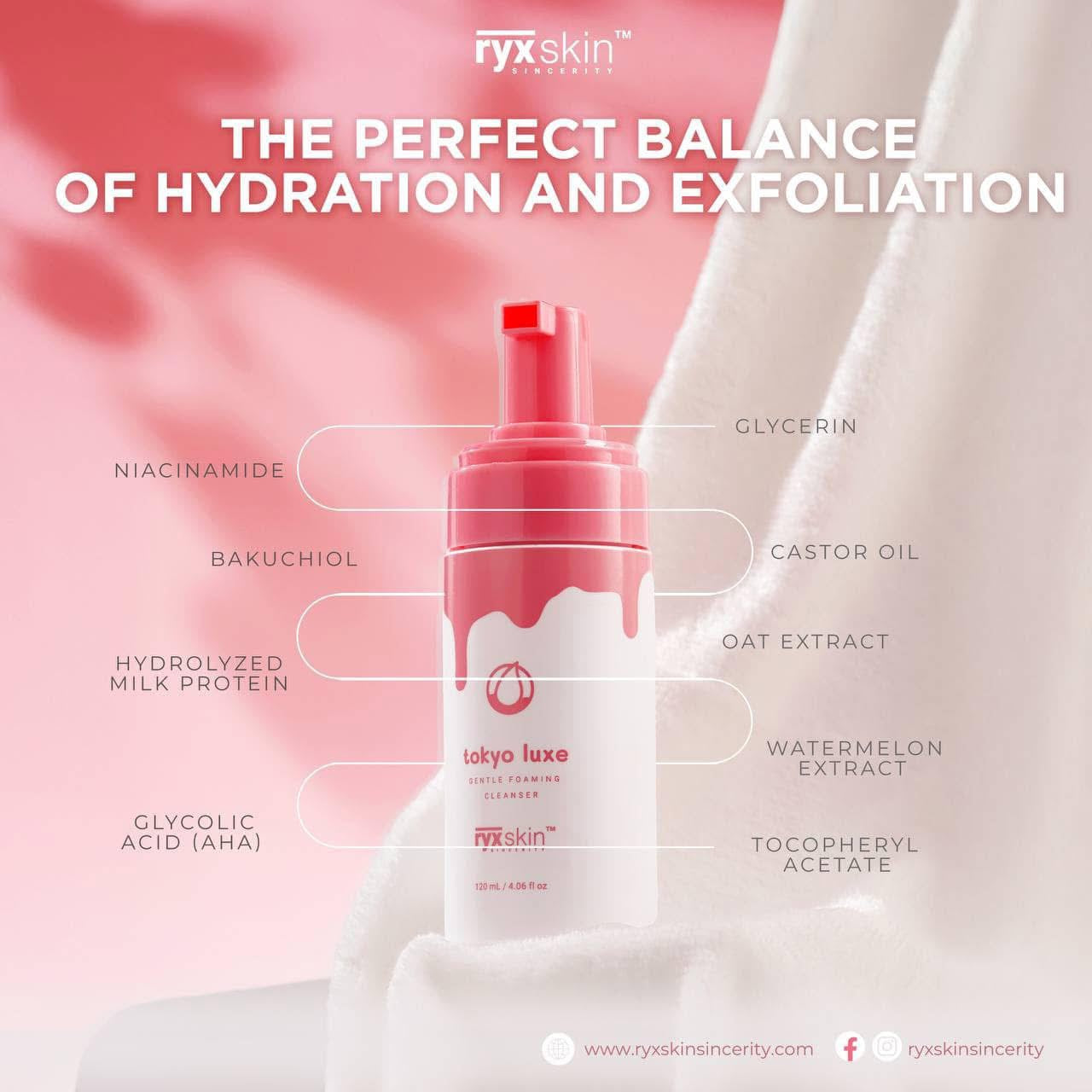 Tokyo Luxe Gentle Foaming Cleanser