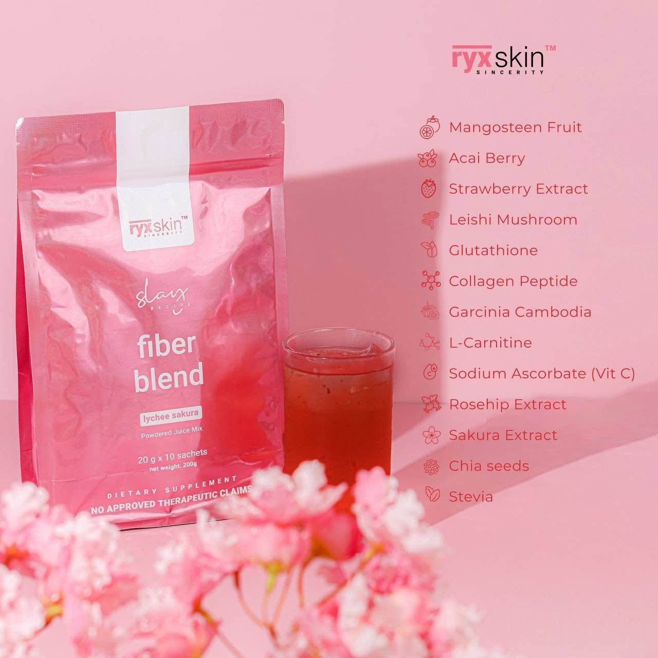 Fiber Blend Lychee Sakura