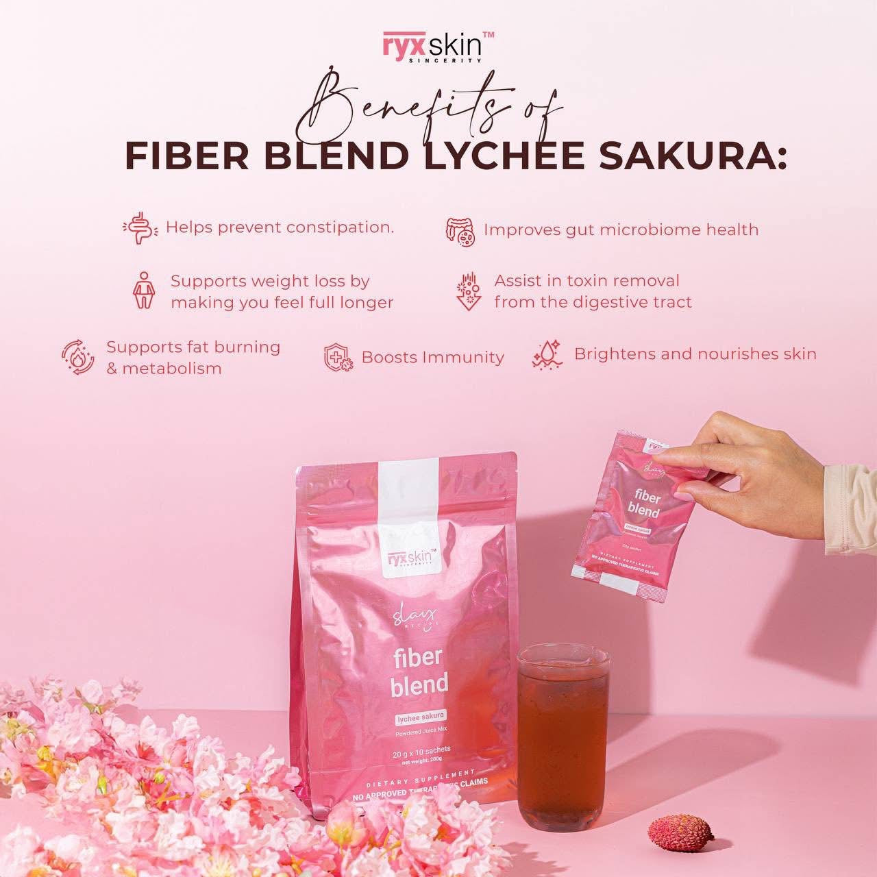 Fiber Blend Lychee Sakura